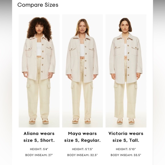 Wilfred Free Ganna Shirt Jacket XXS Tall - Picture 7 of 10